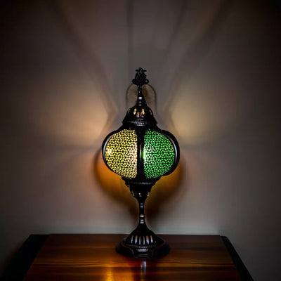 Tower Lamp (Moroccan 10″ Globe)