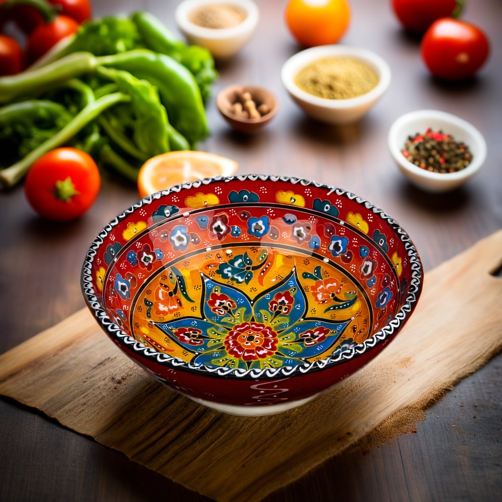 Turkish Bowl Round ( 20 cm)